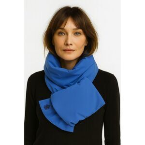 Stio Fernos Insulated Scarf Larkspur Blue Lightweight Outdoor Performance Gear